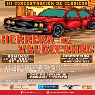 Concentración de Coches Clasico - Herrera de Valdecañas