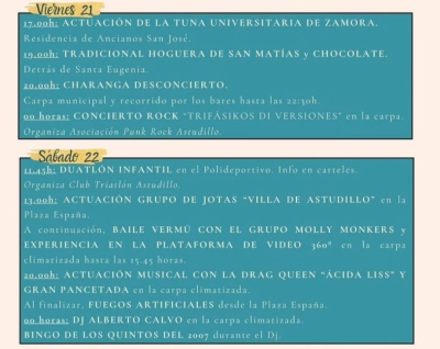 Fiestas de San Matías en Astudillo