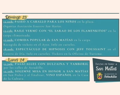 Fiestas de San Matías en Astudillo