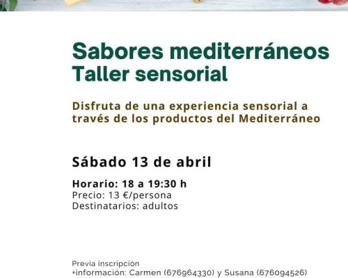 Taller Sensoria de Sabores Mediterráneos - Villamediana