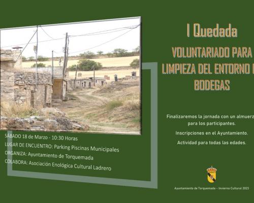 I Quedada Voluntariado para Limpieza del Entorno de las Bodegas