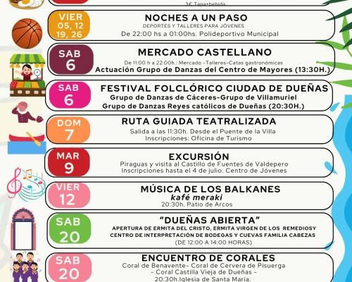 Julio en Dueñas