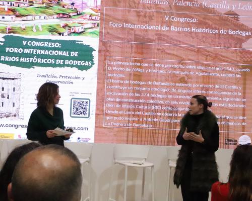 Cerrato Palentino presenta en FITUR sus recursos naturales, el V Congreso Internacional de Barrios de Bodegas y el recurso minero en Hornillos