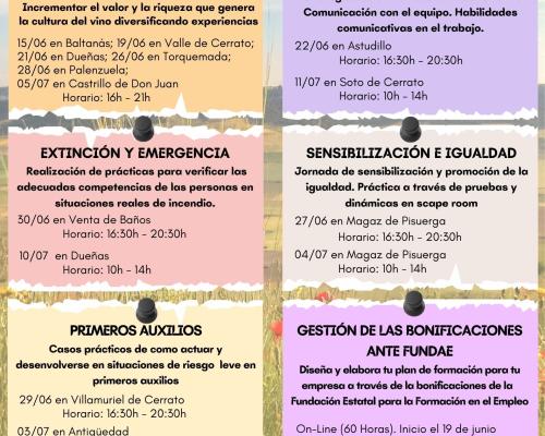 Agenda de Formación - Verano 2023