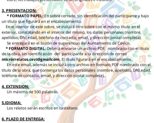Concurso de Microrrelatos - Cevico de la Torre