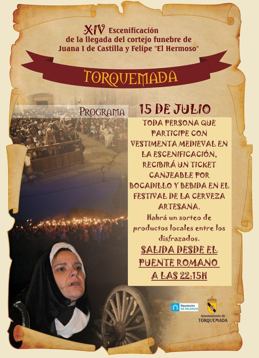 XIV Escenificación de la llegada del Cortejo fúnebre de Felipe el Hermoso - Torquemdada0