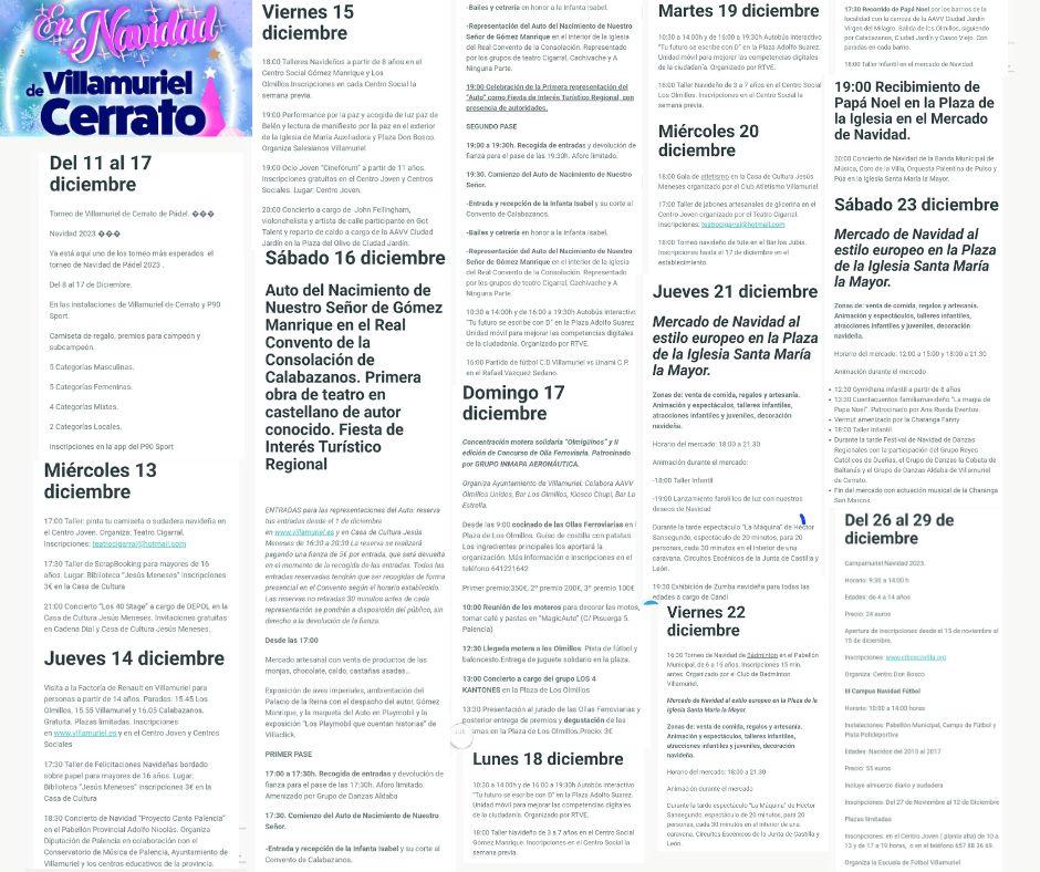 Programa Navideño -  Villamuriel de Cerrato1