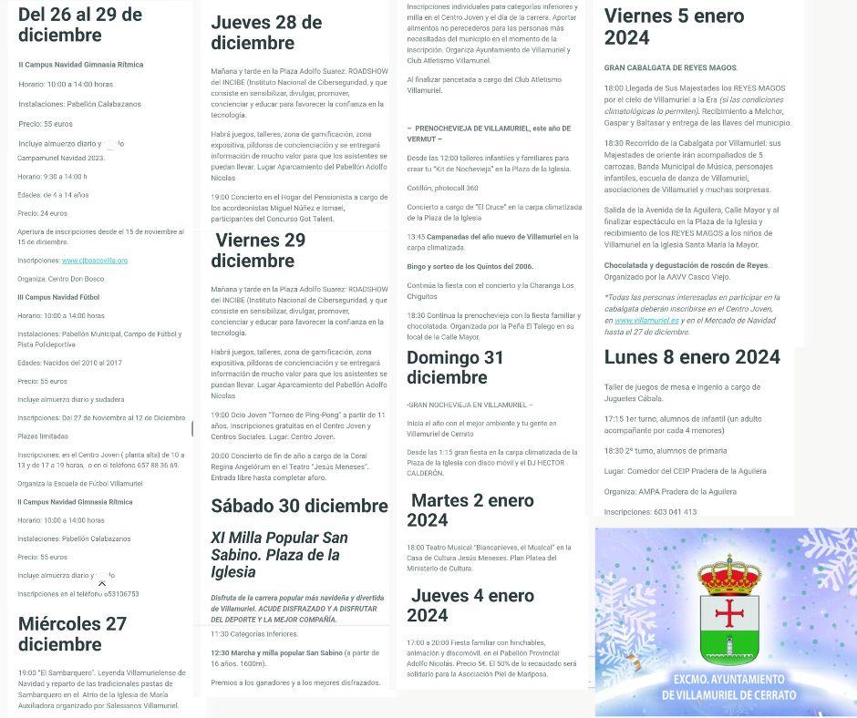 Programa Navideño -  Villamuriel de Cerrato2