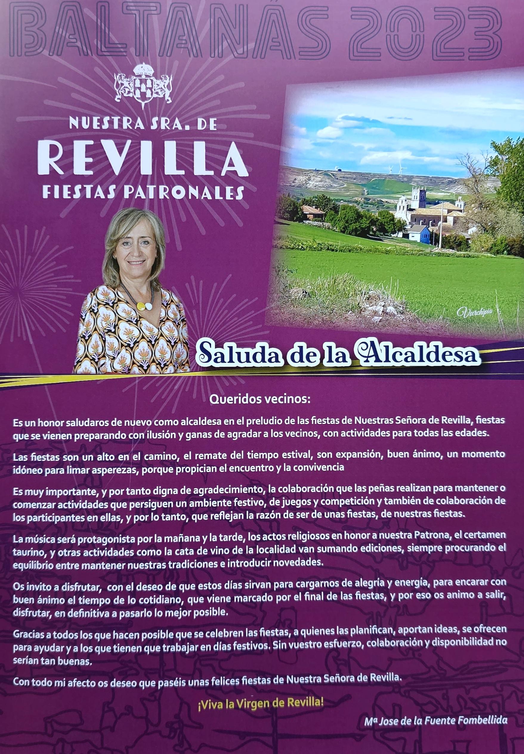 Fiestas "Ntra. Sra. Virgen de Revilla" - Baltanás1