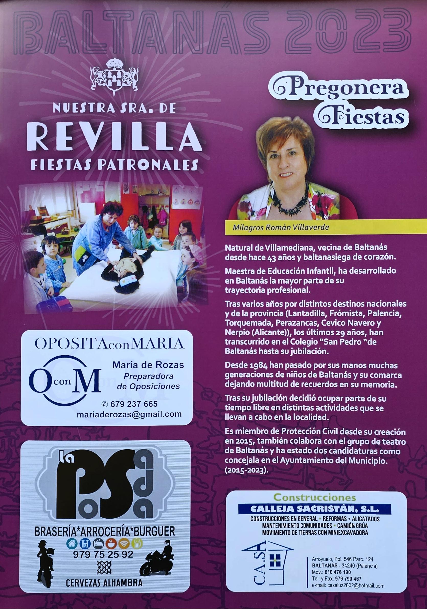 Fiestas "Ntra. Sra. Virgen de Revilla" - Baltanás2