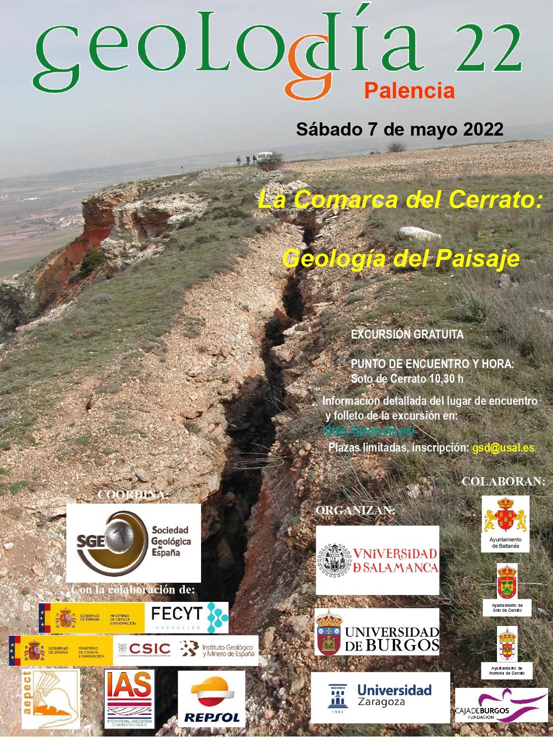 Geolodía 22 Palencia. La comarca del Cerrato, geología del paisaje0