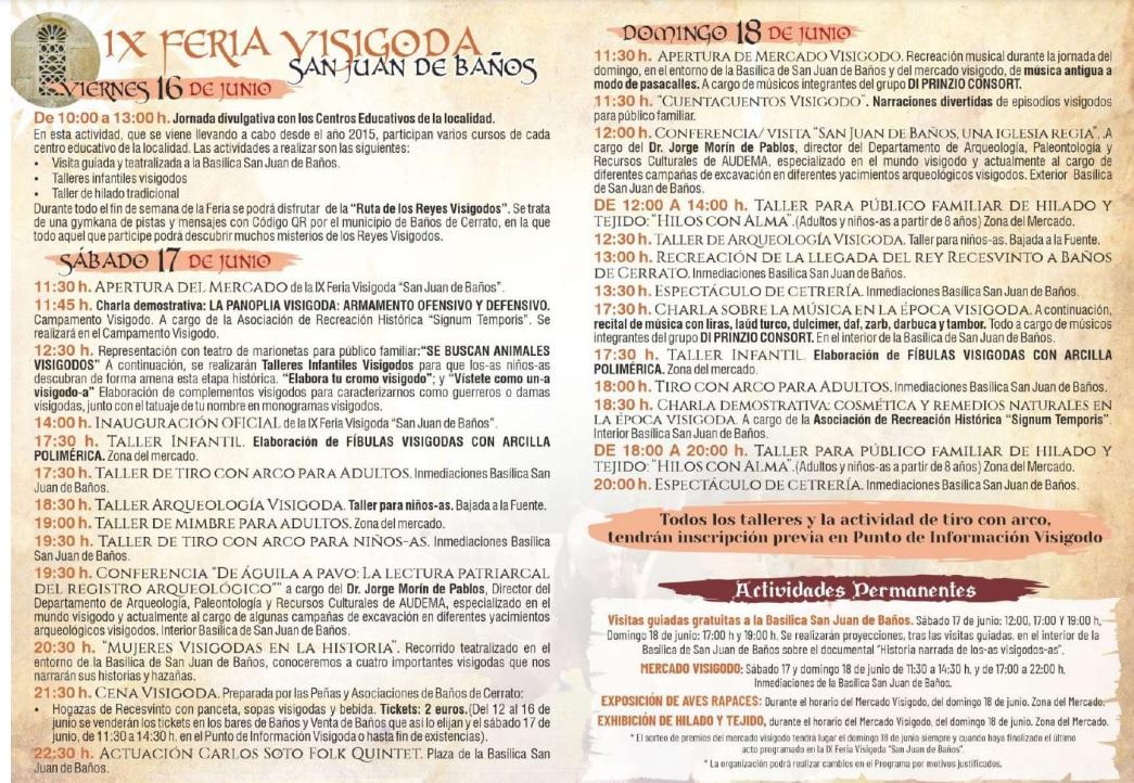 IX Feria Visigoda San Juan de Baños - Baños de Cerrato - Venta de Baños1