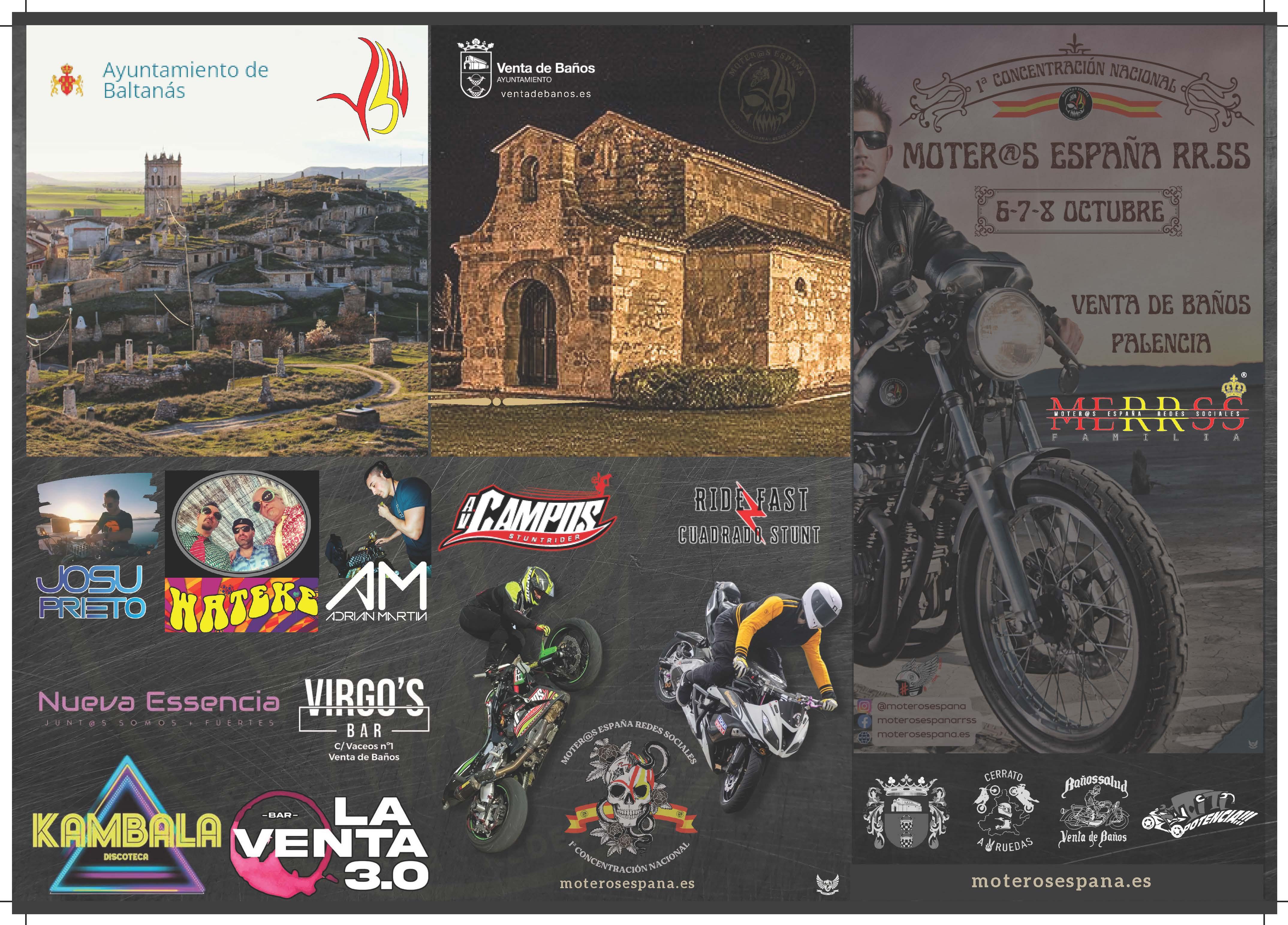 I Concentración Nacional Moteros de España RRSS - Venta de Baños1