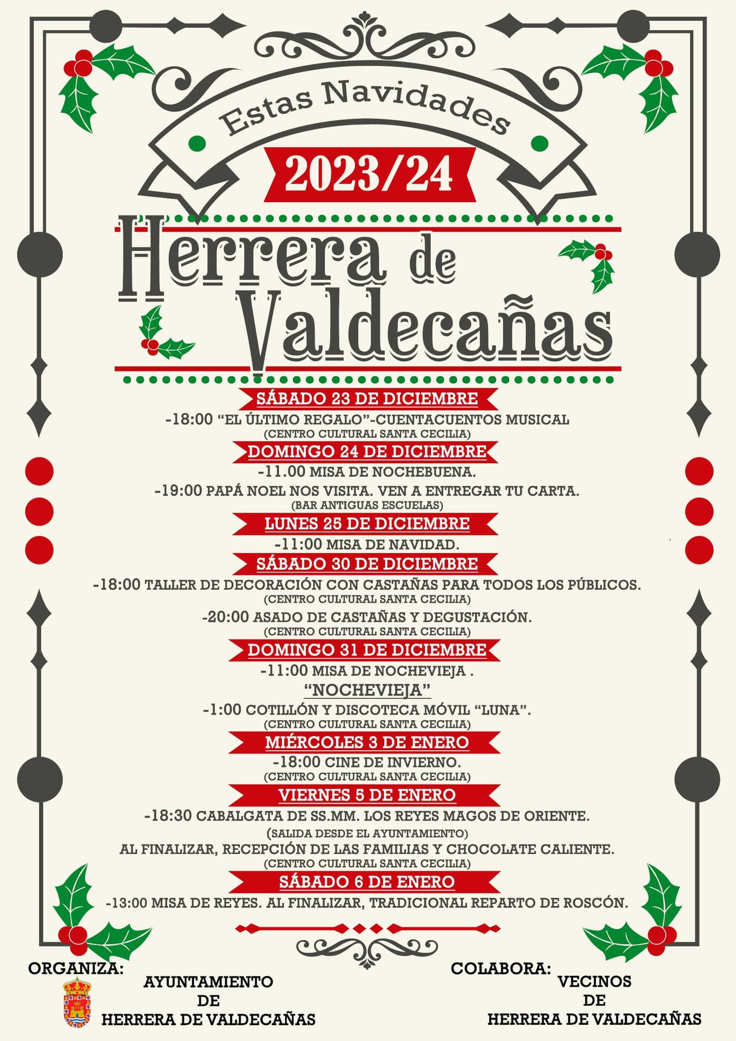 Programación navideña - Herrera de Valdecañas0